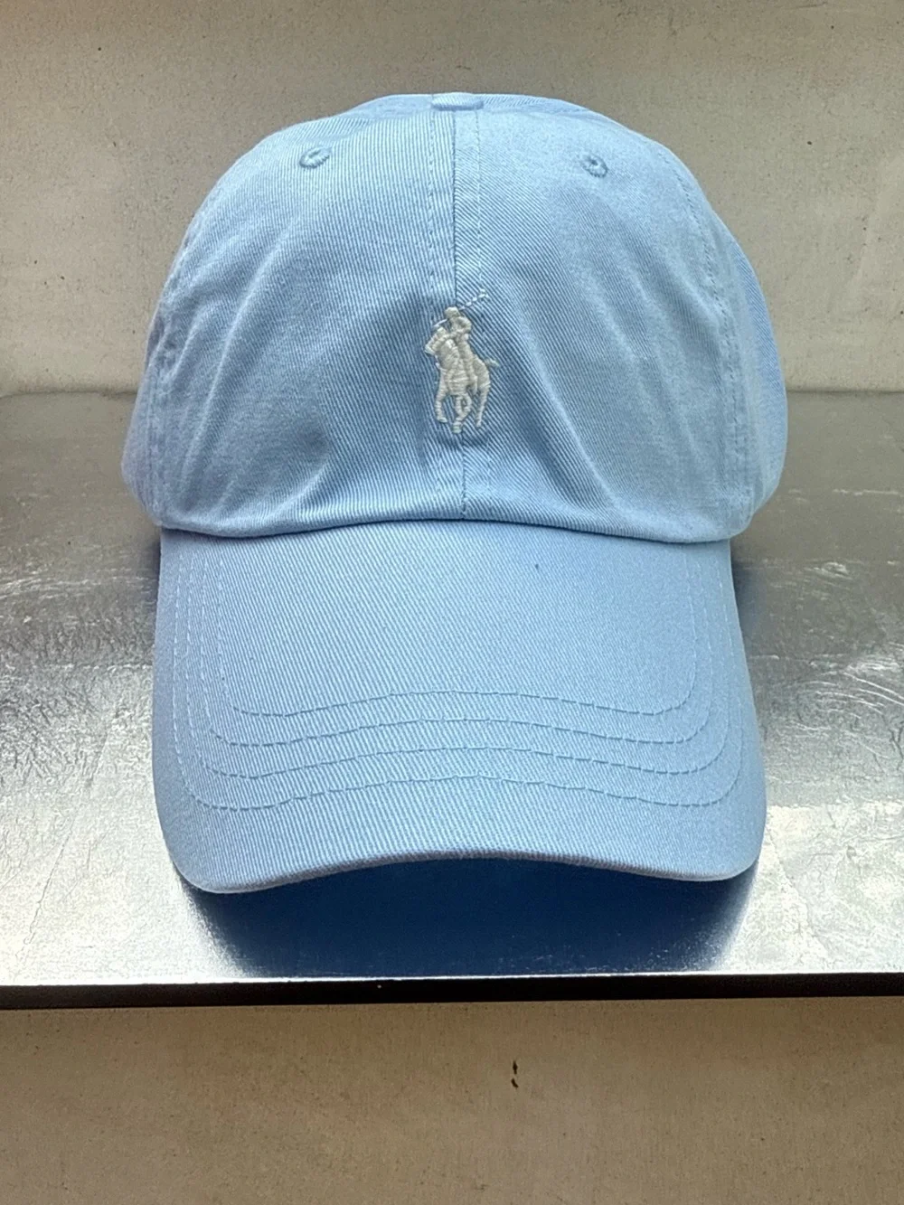 Polo by Ralph Lauren Light Blue Cotton Baseball Cap